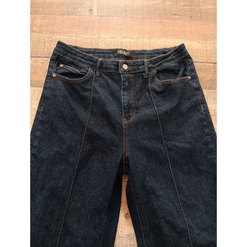 Women's Judy Blue High waist Wide Leg Trouser Jean Sz 15/32 (2662)